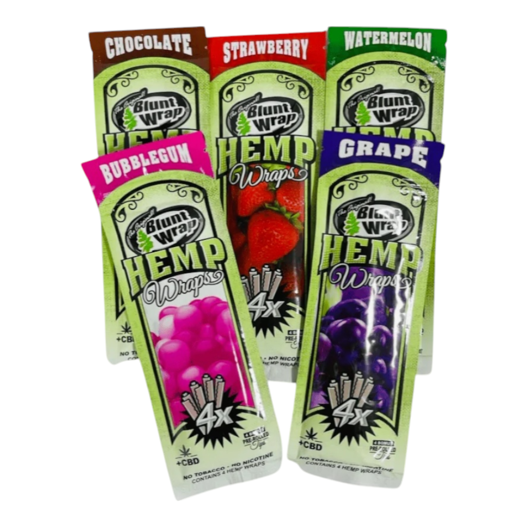 Blunt Wrap Hemp X4 – Blunt de Cáñamo con CBD y Filtros