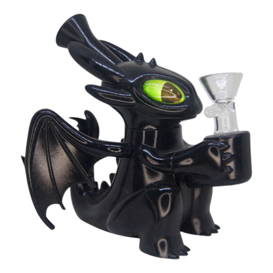 Bong Chimuelo Dragón – Silicona 14 cm