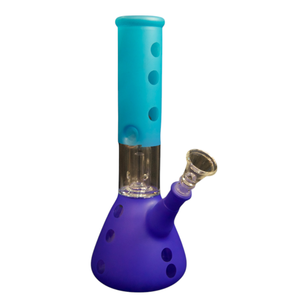 Bong Percolador de Cristal - 18 cm