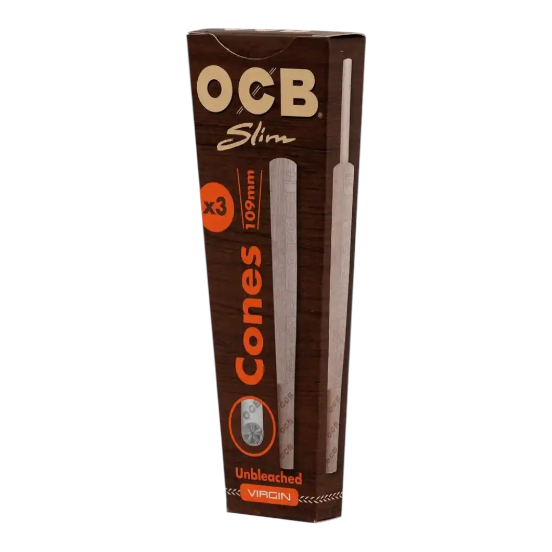 Conos Pre Enrollados OCB Virgin Slim – Pack x3