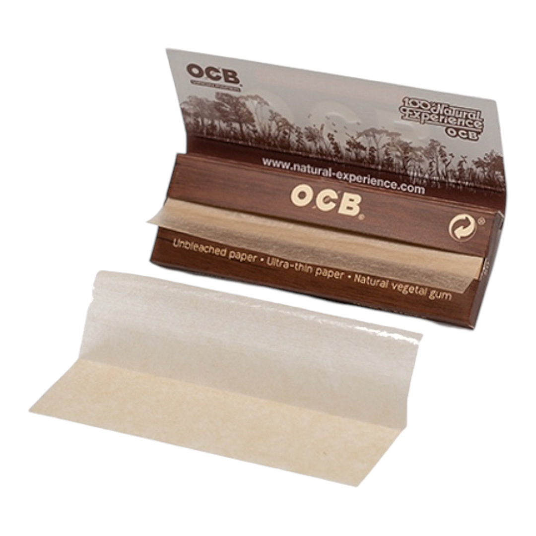 OCB Virgin 1 1/4 – Papel de fumar sin blanquear