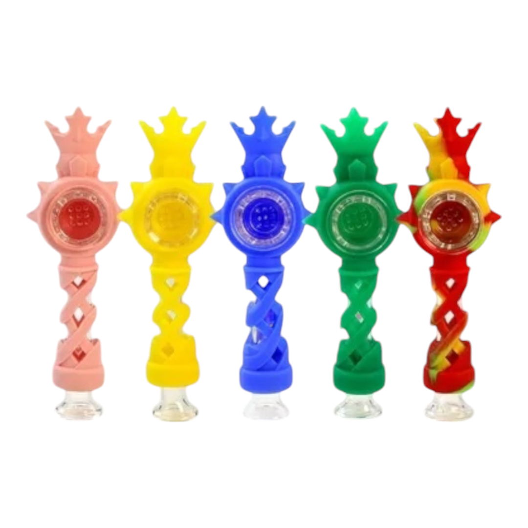 Pipa Cabezona de Silicona y Vidrio – Diseño Único y Resistente