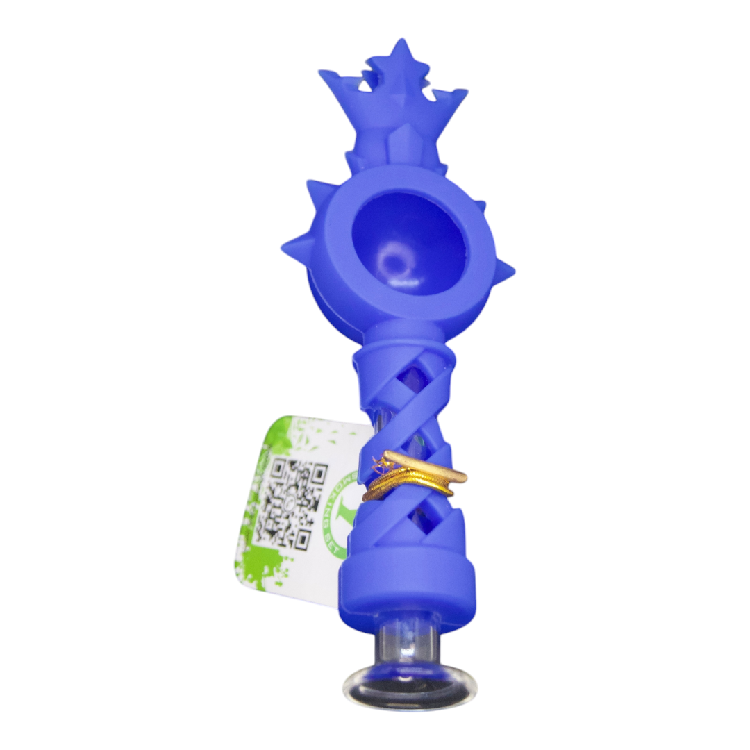 Pipa Cabezona de Silicona y Vidrio – Diseño Único y Resistente