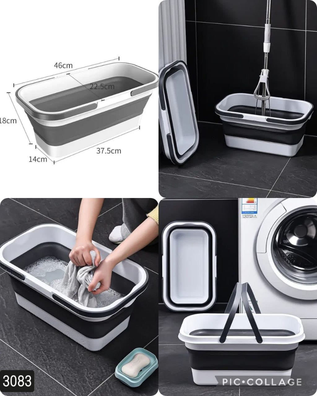 Collapsible Multipurpose Washing Basin