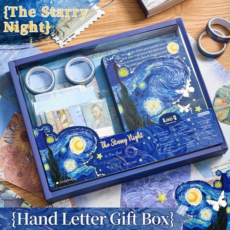 Starry Night Diary & Sticker Set