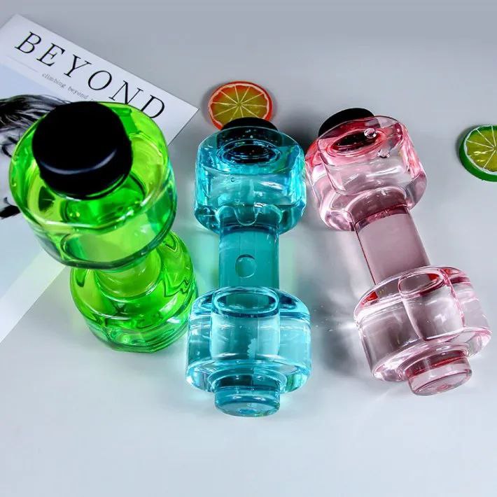 Colorful Dumbbell shape Water Bottles