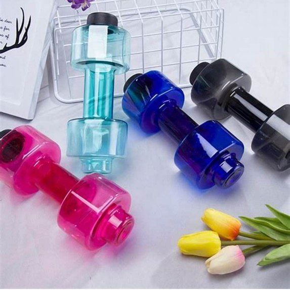 Colorful Dumbbell shape Water Bottles
