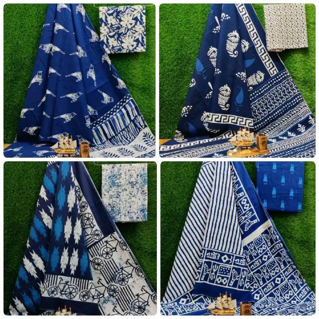 Elegant Indigo Saree