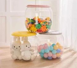 Toy Storage Jar table