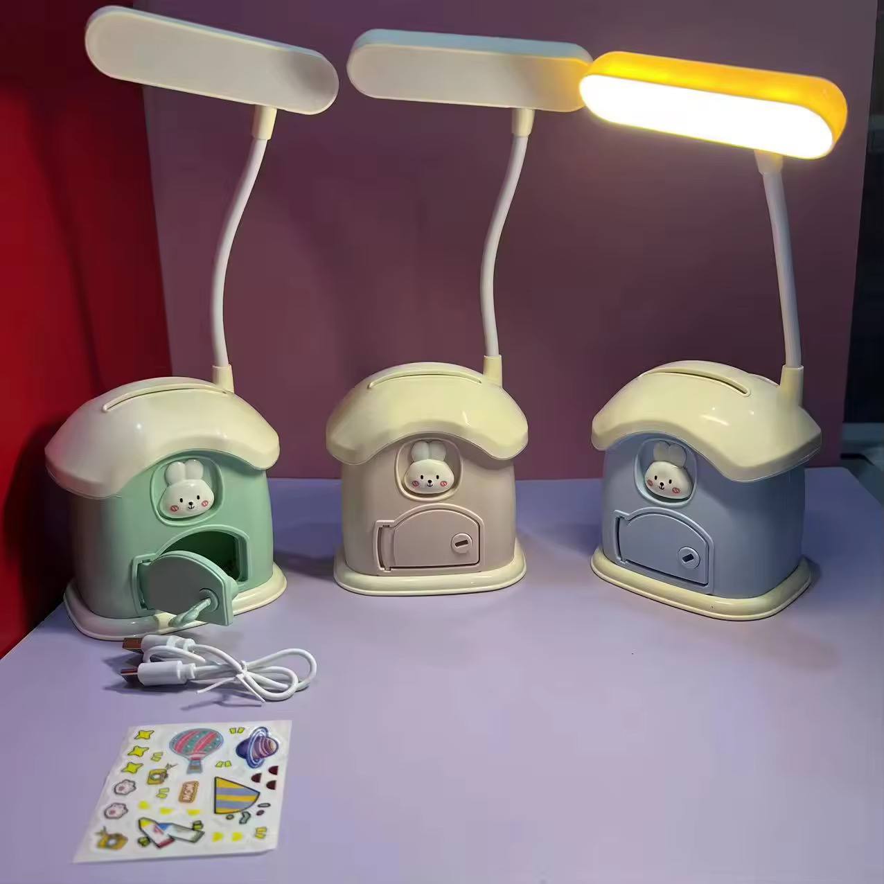 Children's Night Light and Table Lamp