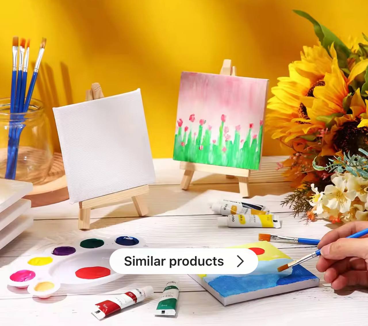 DIY Canvas with stand