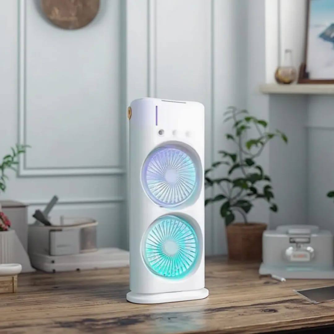 Dual-Blade Cooling Fan