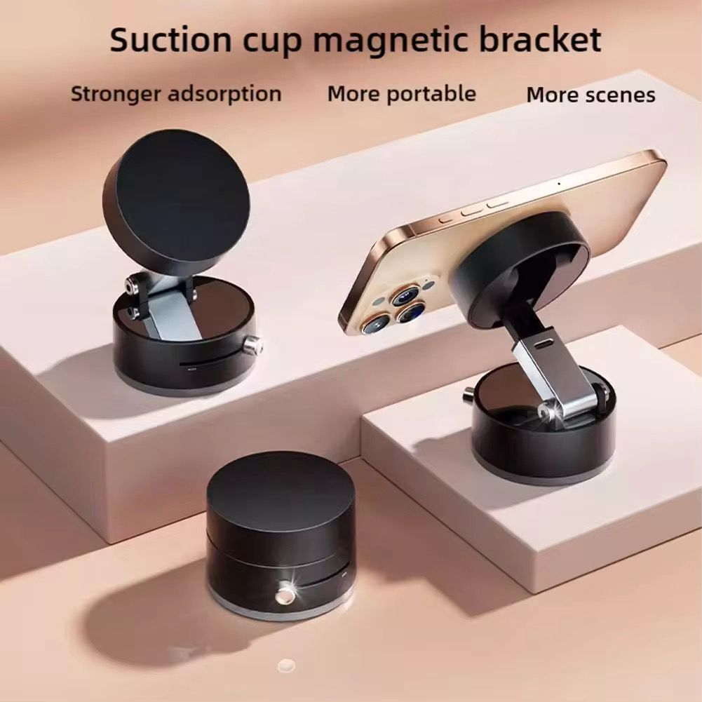 Suction cup magnetic bracket