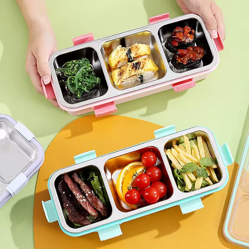 3-Compartment Lunchbox