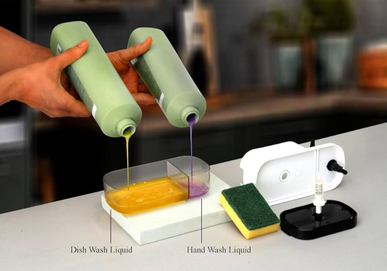 3in1 Soap Dispenser and Scrub Holder