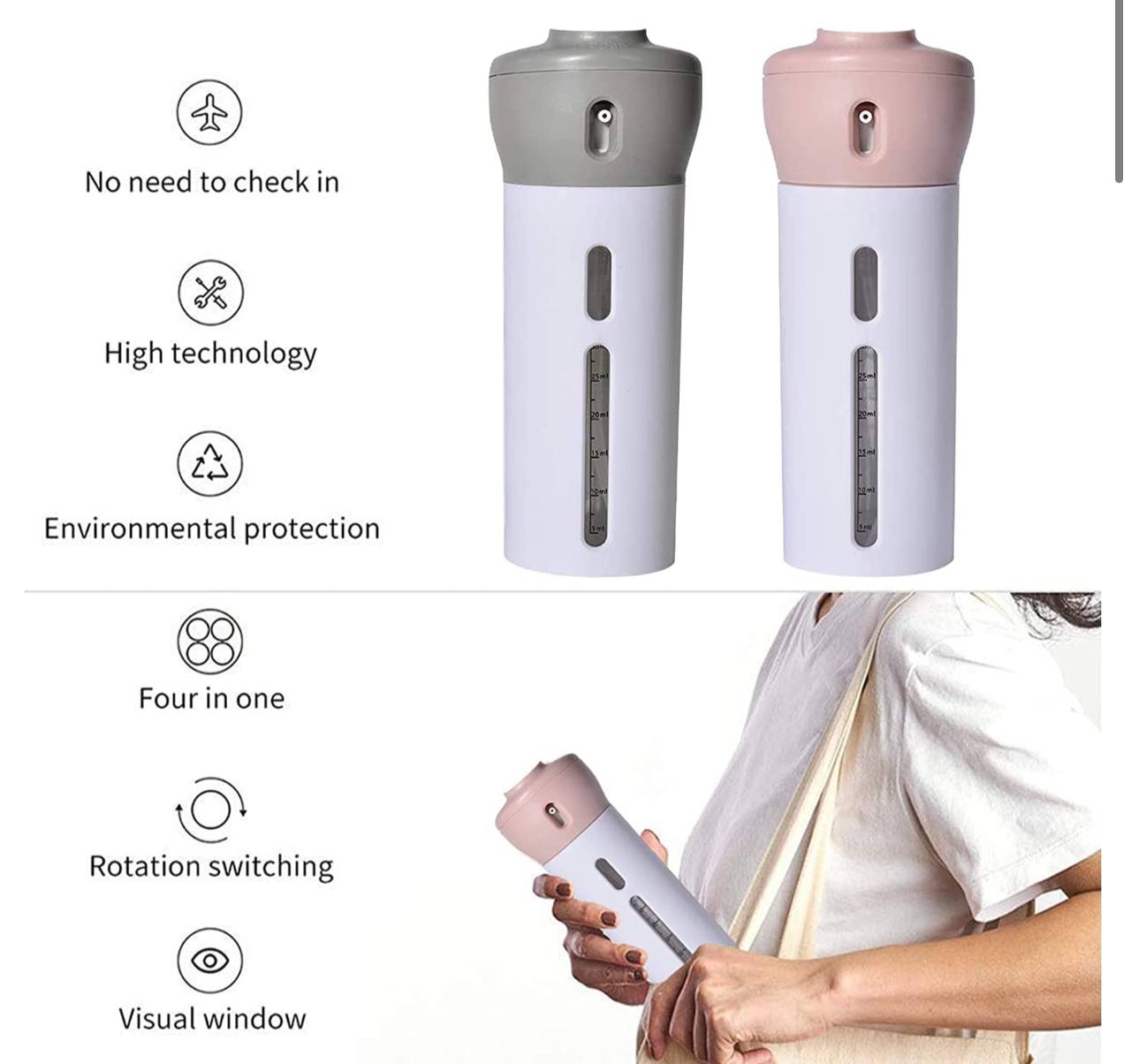 Travel Dispenser Bottle Set