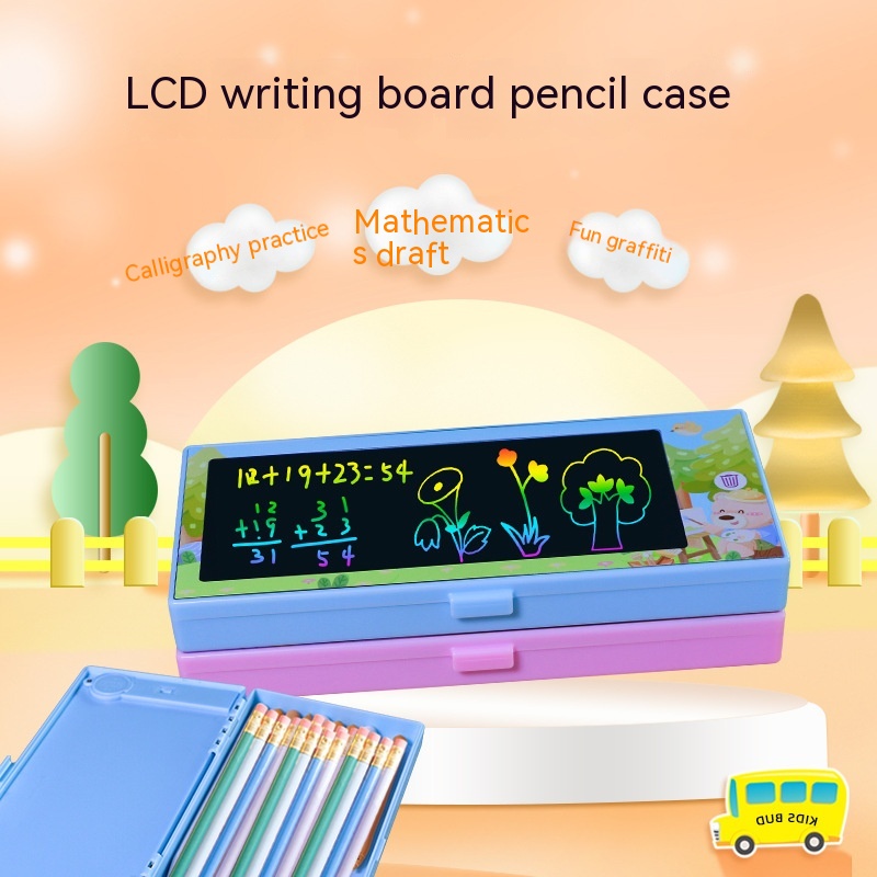 LCD writing board pencil case