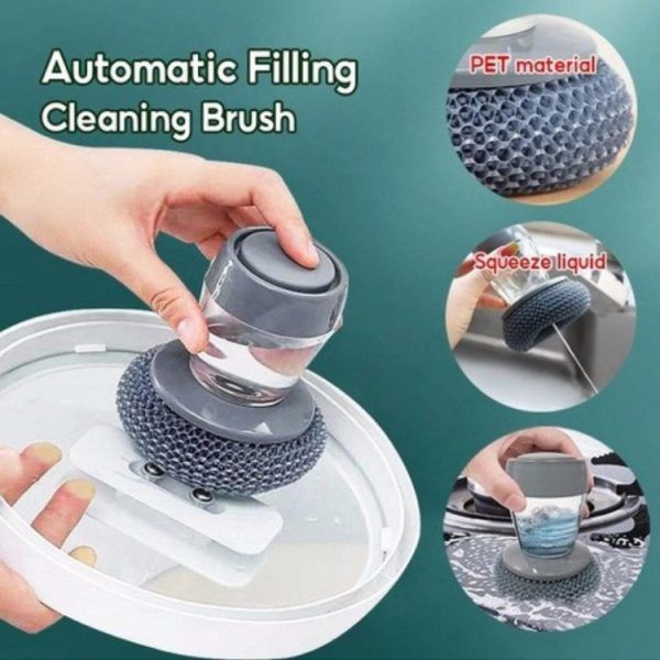 Automatic Filling Cleaning Brush