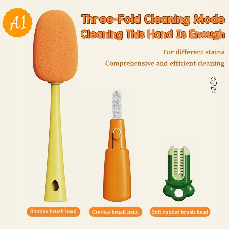 Three-Fold Cleaning Brush Set