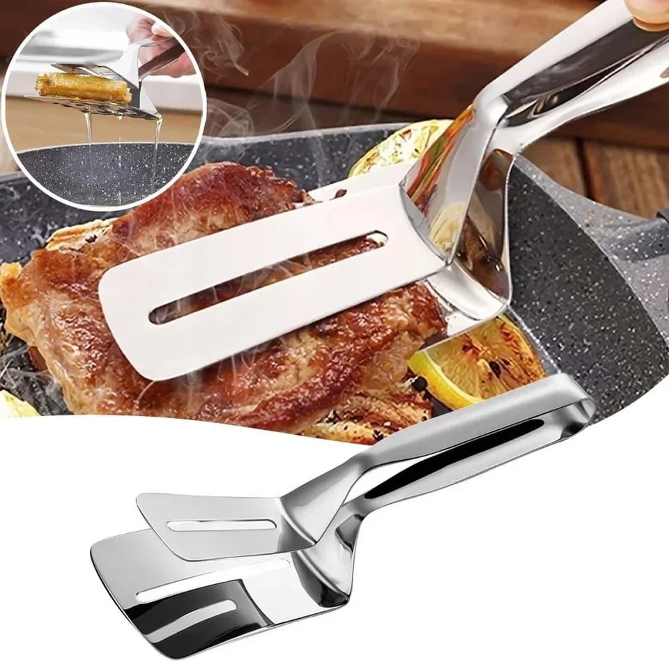 Stainless Steel Spatula Tongs