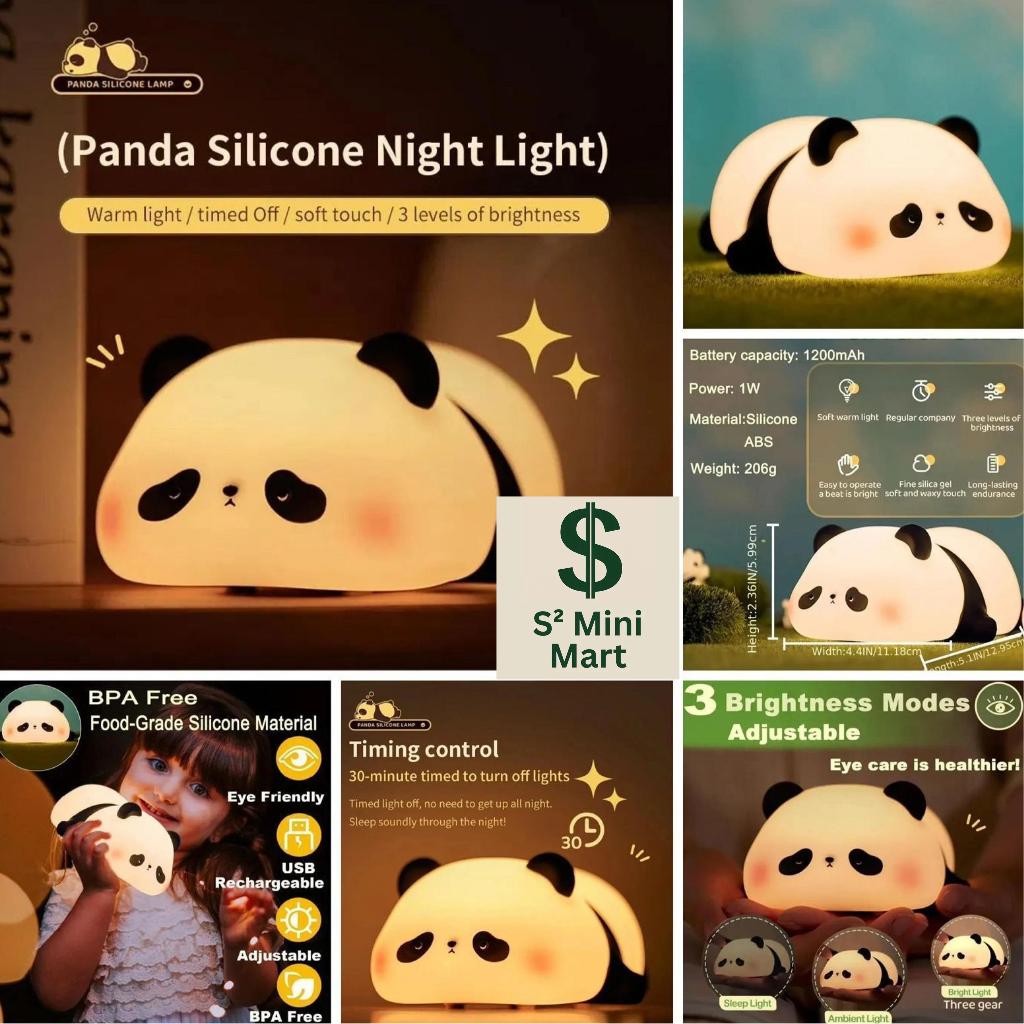 Panda Silicone Night Light