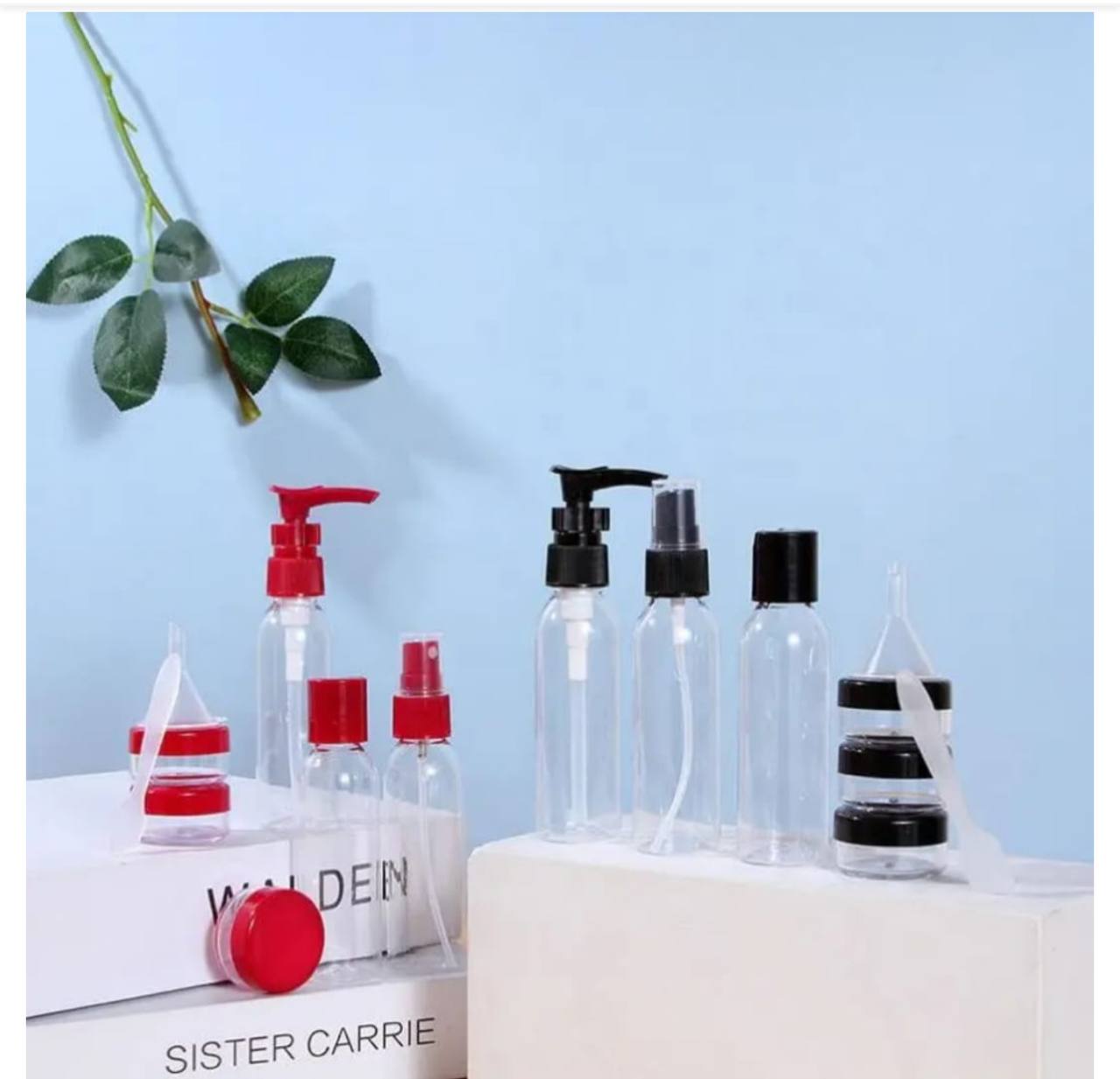 Travel-Size Refillable Bottles Set