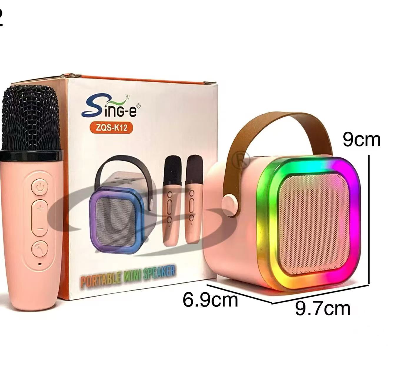 Portable Wireless Karaoke Microphone and Speaker