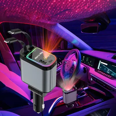 Car Ambient Star Projector & Charger
