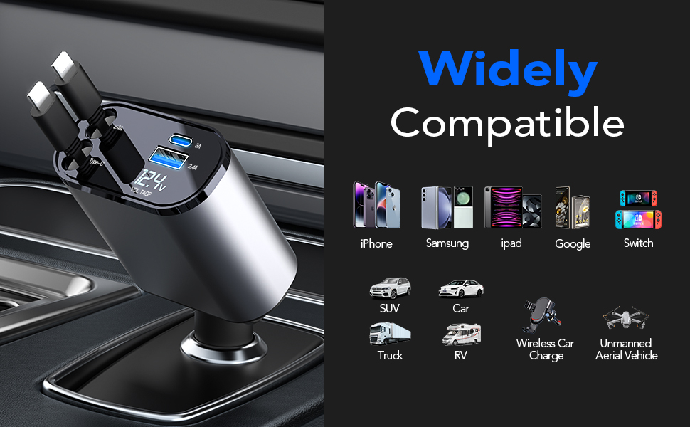 Car Ambient Star Projector & Charger