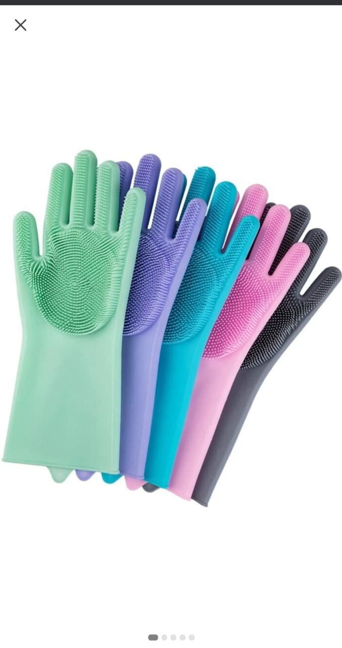 Silicone Cleaning Gloves