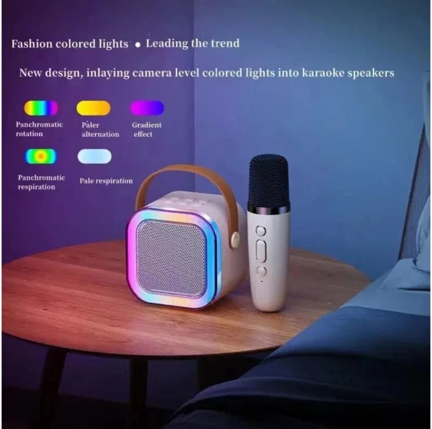 Portable Wireless Karaoke Microphone and Speaker
