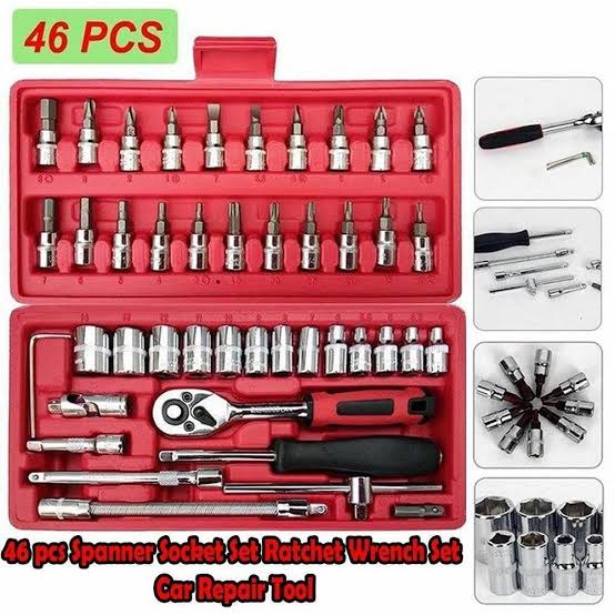 46 pcs Spanner Socket Set