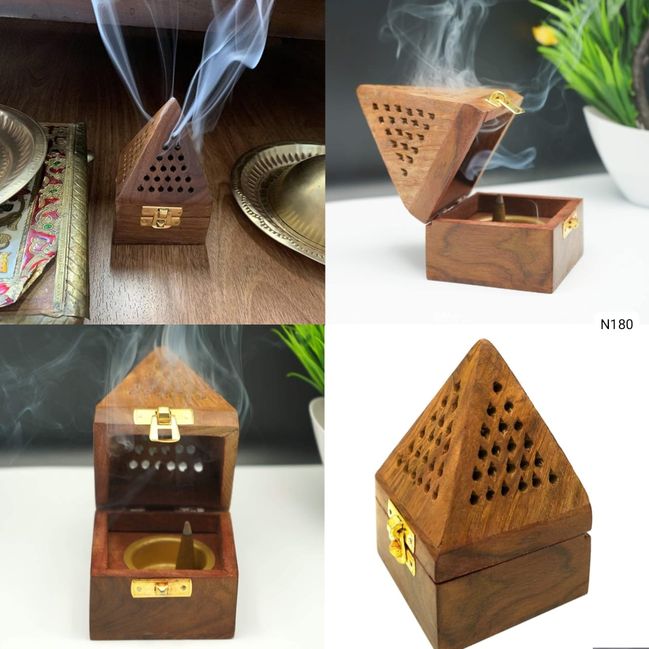 Wooden Incense Burner