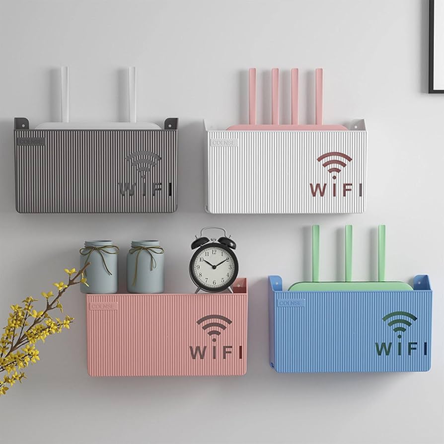 Wall Mounted Router Storage Box