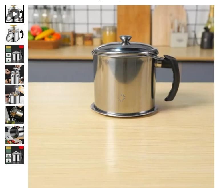 Grease Strainer Pot