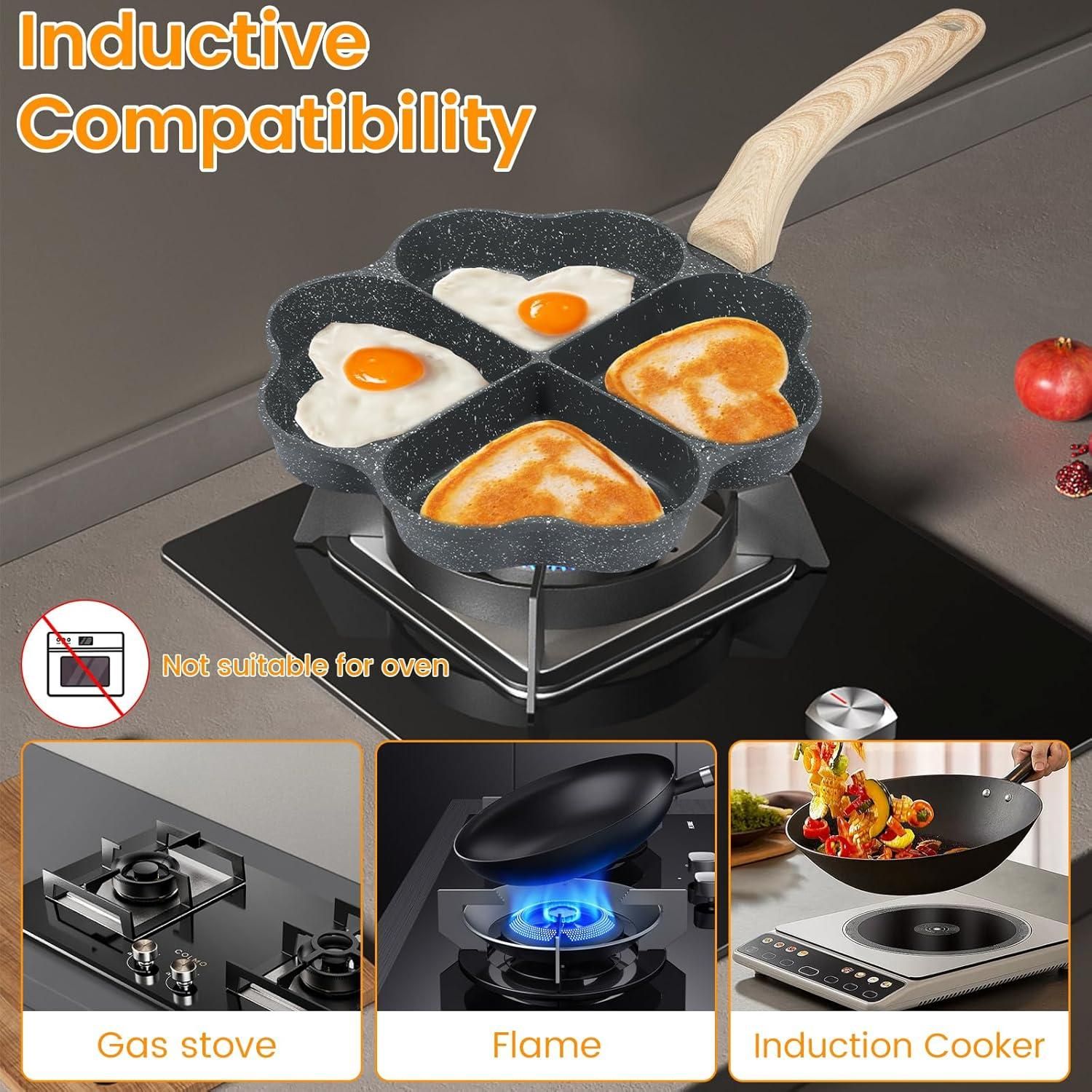 Four-Section Nonstick Frying Pan