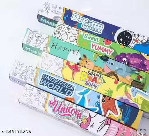 Multicolor Cartoon-Themed Pencil Boxes