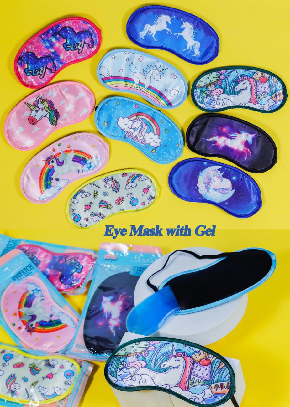 Unicorn-Themed Gel Eye Mask
