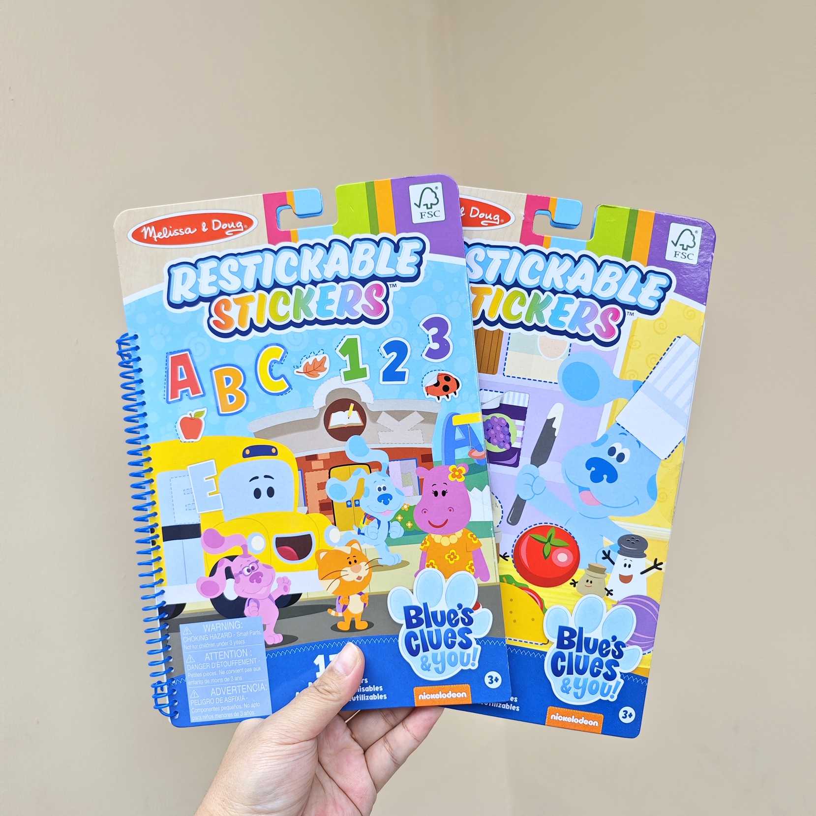 Blues Clues & You! Restickable Stickers Activity Books