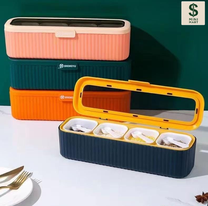 Multi-compartment storage box / masala box