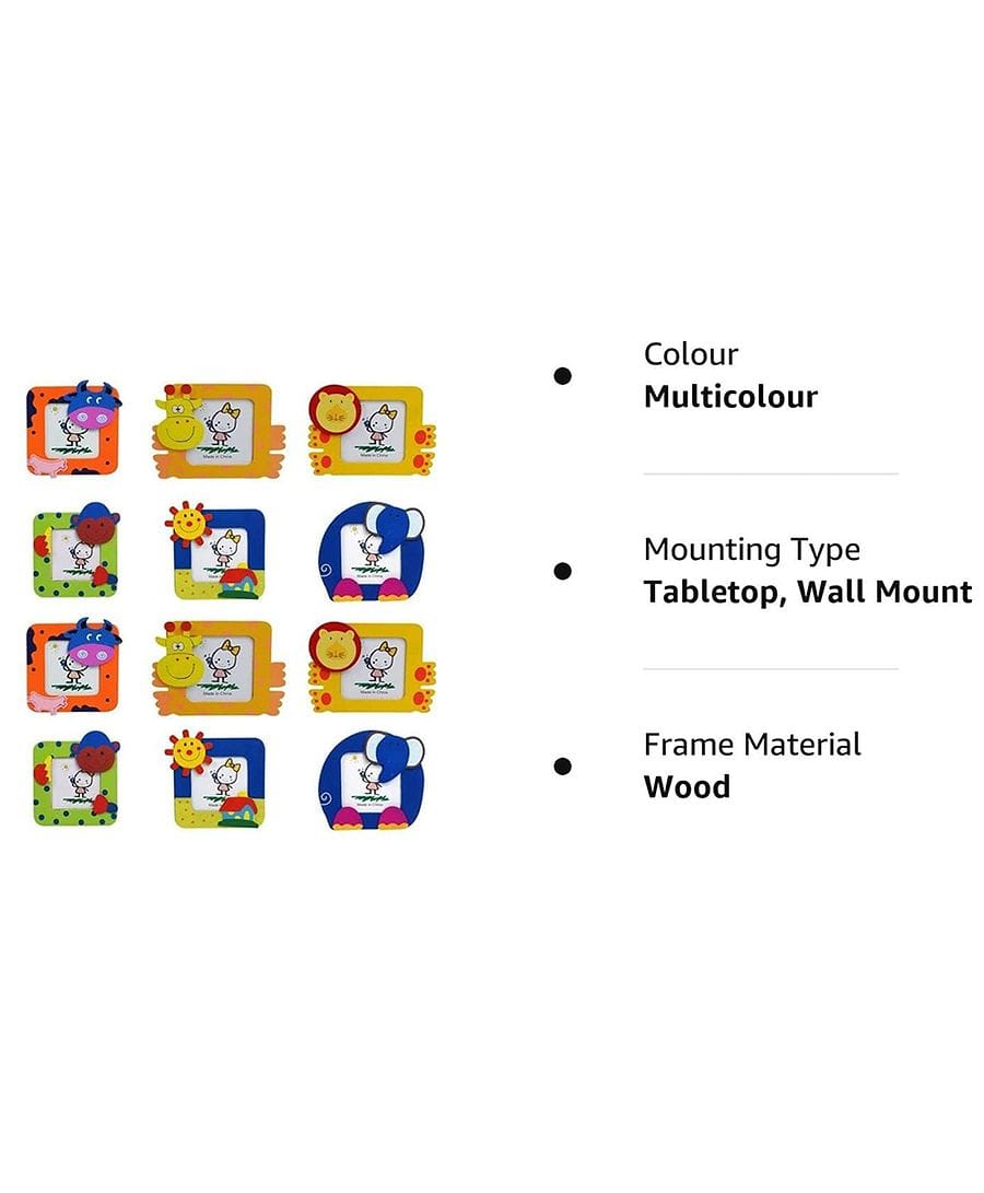 Animal-themed Photo Frames 2pc