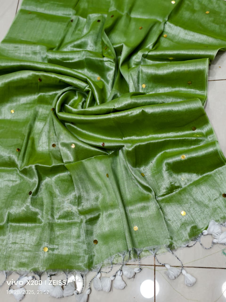 Gini tissue cotton saree 