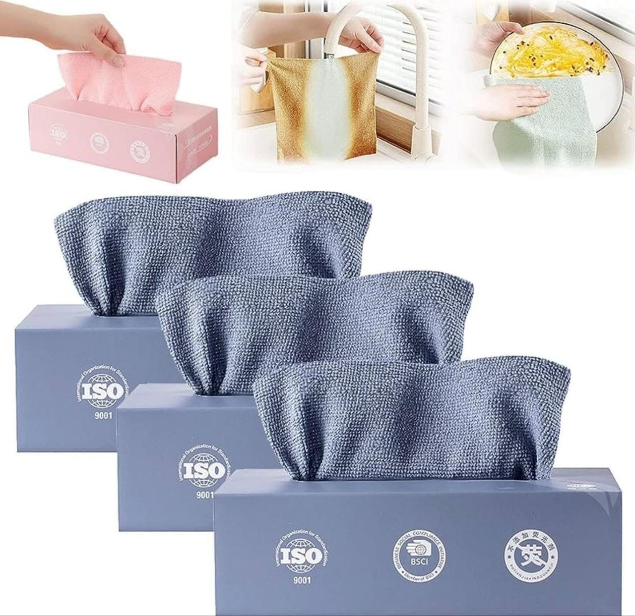 Multipurpose Microfiber Cleaning Towels