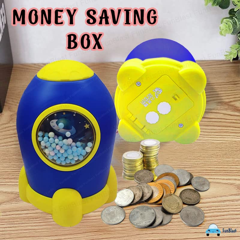 Rocket Shaped Money Bank