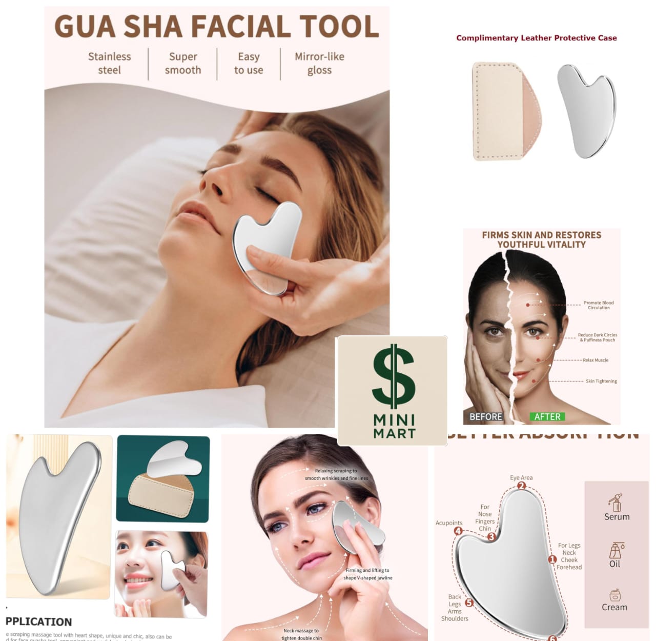 Gua Sha Facial Tool