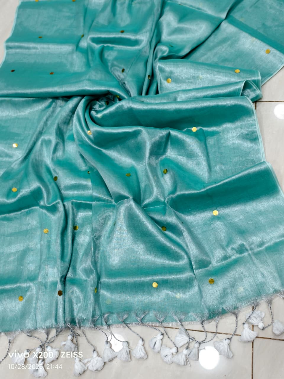 Gini tissue cotton saree 