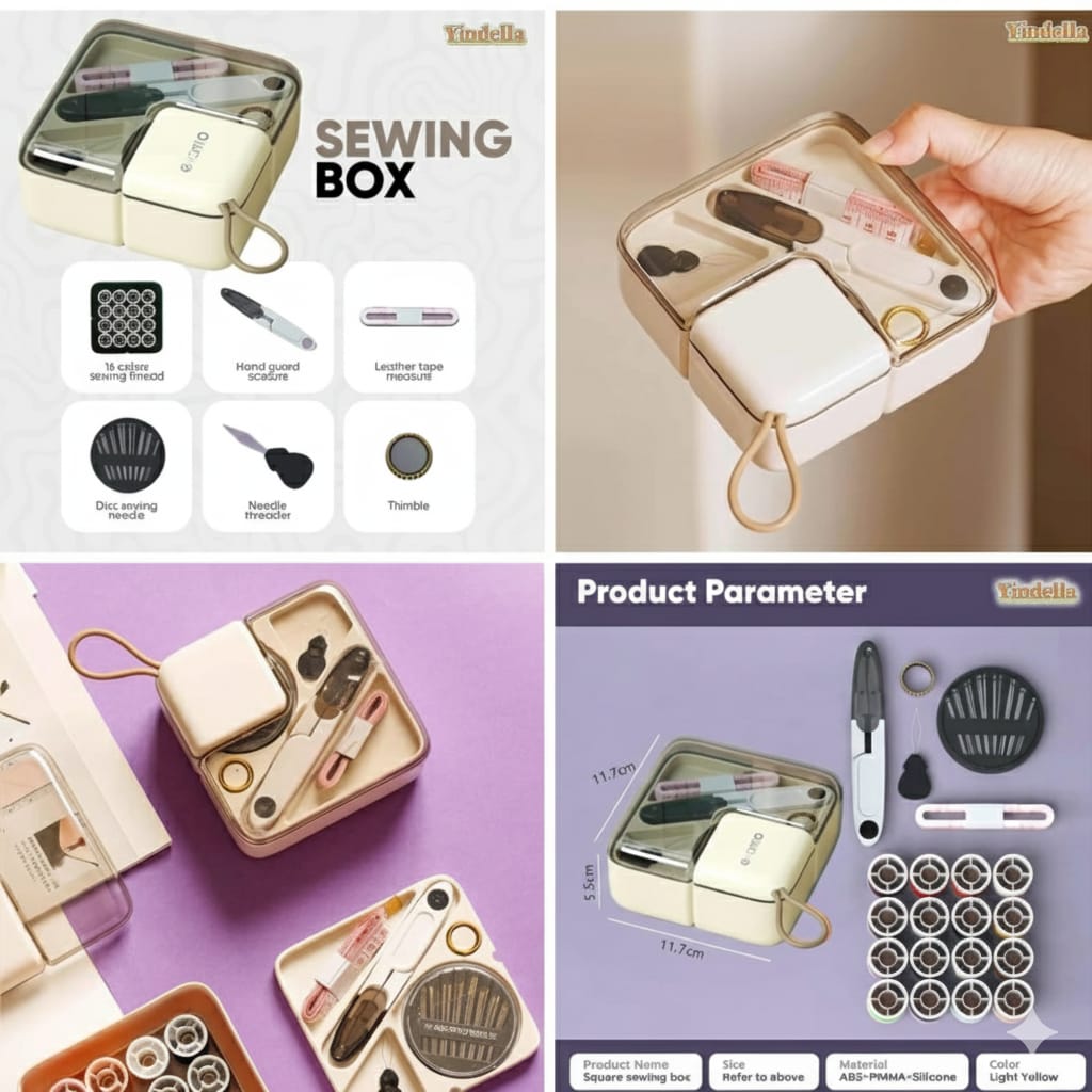 Portable Sewing Kit Box