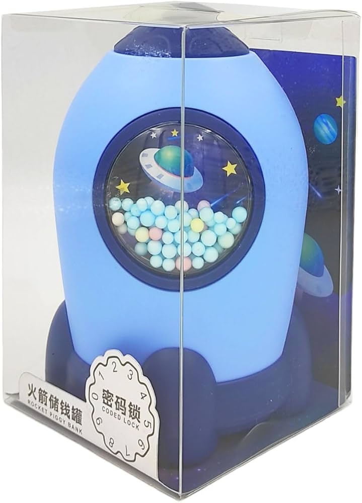 Rocket Shaped Money Bank