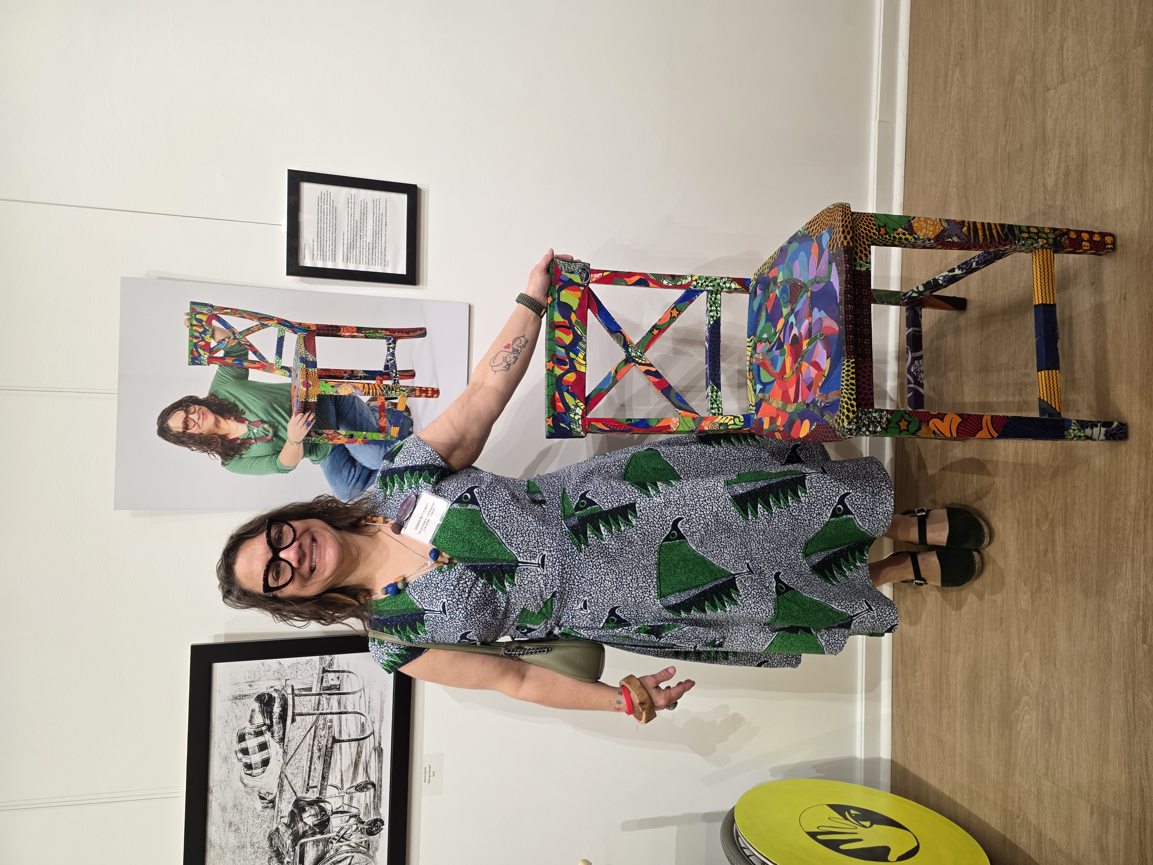 Living a Colorful Life: counter stool