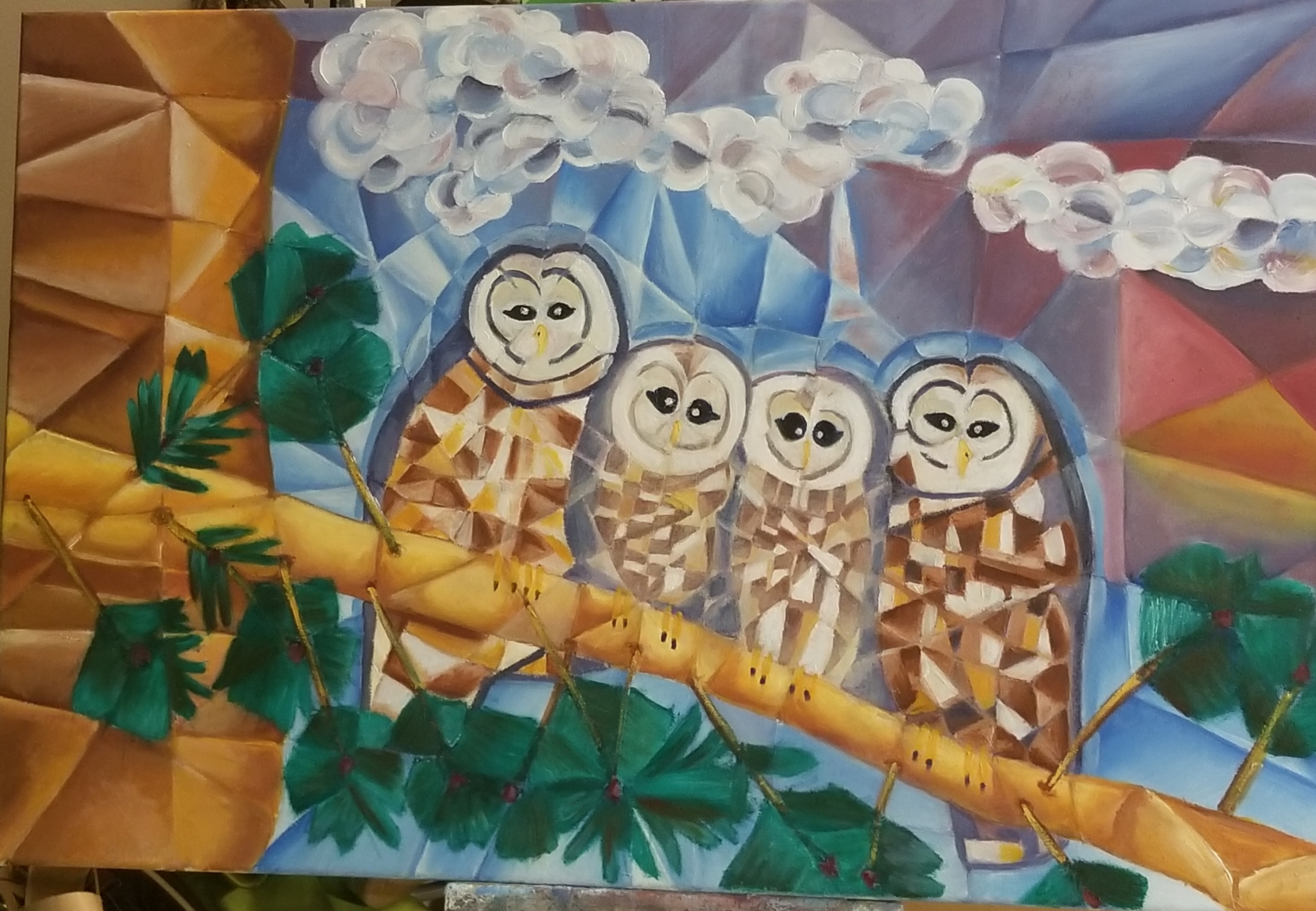 A Wise Family: art print